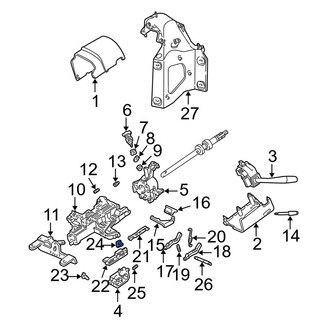 Ford OE - Automatic Transmission Parking Pawl Shaft