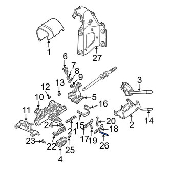 Ford OE - Steering Column Lock Guide Pin