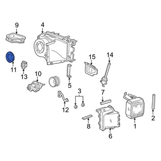 Ford OE - Rear HVAC Blower Motor Gasket