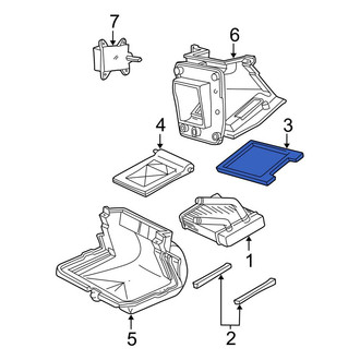 Ford OE - Front HVAC Heater Core Seal