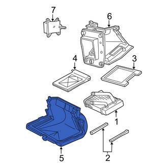 Ford OE - Lower HVAC Unit Case Cover