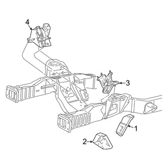 Ford OE - Engine & Transmission Mounting (4.2L)
