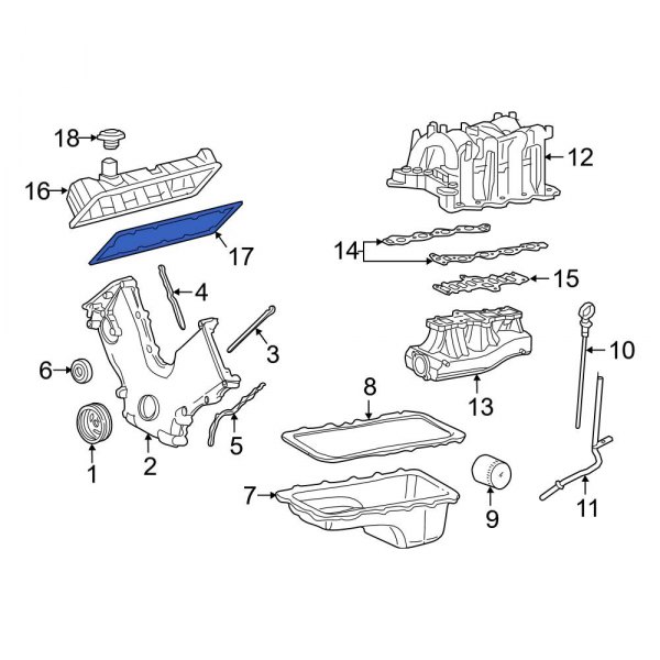 Engine Valve Cover Gasket