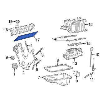 Ford OE - Left Engine Valve Cover Gasket