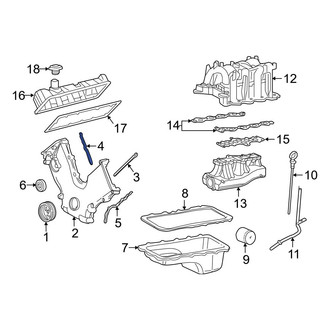 Ford OE - Right Engine Timing Cover Gasket