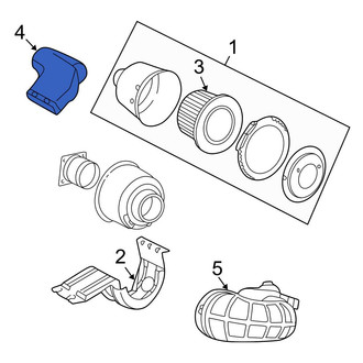 Ford OE - Engine Air Intake Hose
