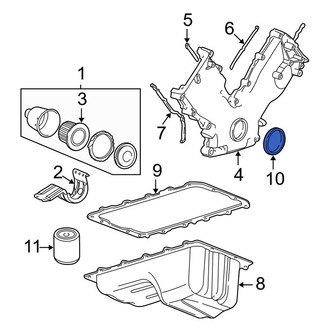 Ford OE - Rear Engine Crankshaft Seal