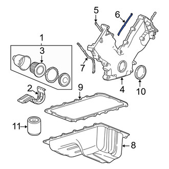 Ford OE - Right Engine Timing Cover Gasket