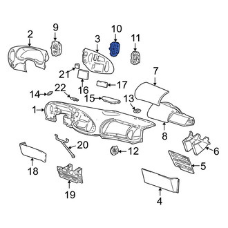 Ford OE - Right Dashboard Air Vent