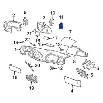 Ford OE - Left Dashboard Air Vent