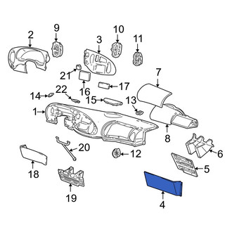 Ford OE - Instrument Panel Cover