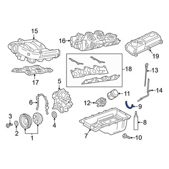 Ford OE - Rear Engine Oil Pan Gasket