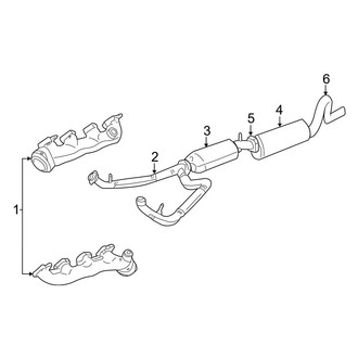 Ford OE - Exhaust System - Exhaust Components (5.4L)