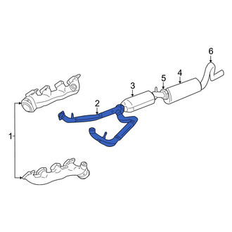 Ford OE - Exhaust Pipe