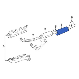 Ford OE - Exhaust Muffler