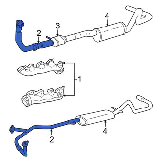 Ford OE - Exhaust Pipe