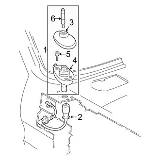 Ford OE - Electrical - Antenna