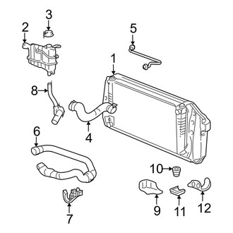 Ford OE - Cooling - Radiator & Components (4.6L)