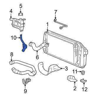 Ford OE - Engine Coolant Overflow Hose
