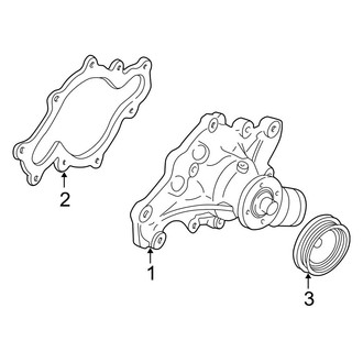 Ford OE - Cooling - Water Pump (Eddie Bauer / Limited / XLS / XLT 5 Engine VIN Character)