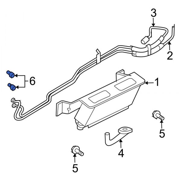 Automatic Transmission Oil Cooler Line Connector