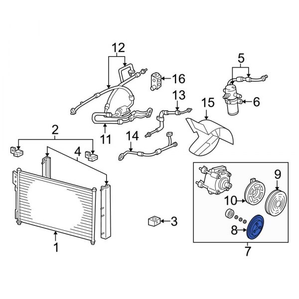 A/C Compressor Clutch Drive