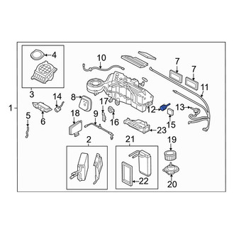 Ford OE - Front HVAC Air Inlet Door Actuator