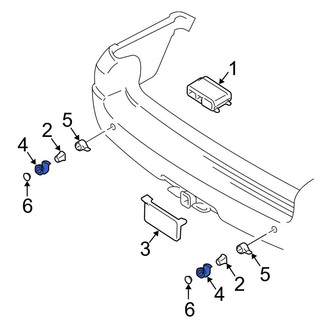 Ford OE - Right Outer Parking Aid Sensor Bracket