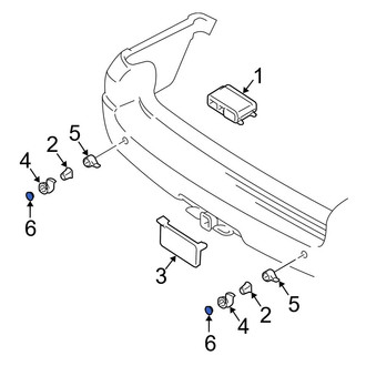 Ford OE - Right Outer Parking Aid Sensor Bracket