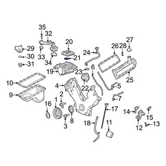 Ford OE - Left Engine Intake Manifold Gasket