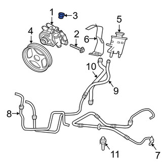Ford OE - Power Steering Return Line End Fitting
