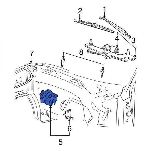 Washer Fluid Reservoir