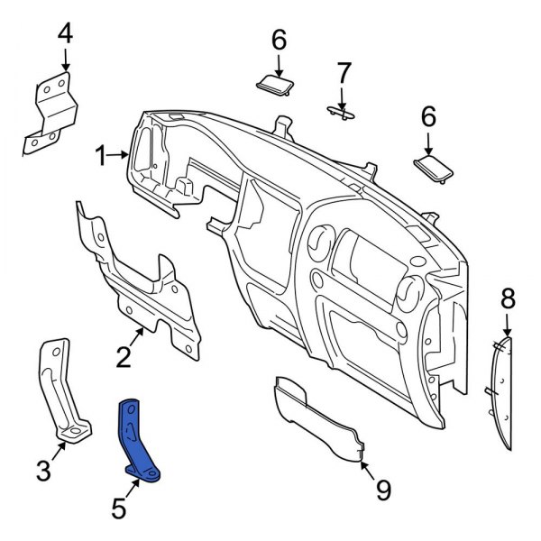 Instrument Panel Mounting Bracket