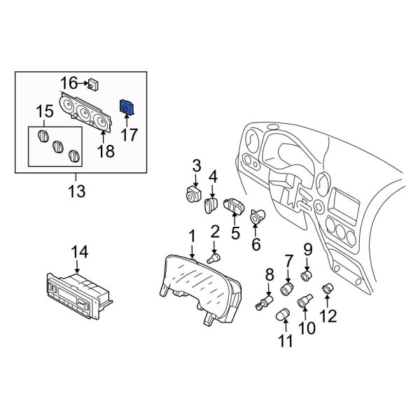 HVAC Mode Control Switch