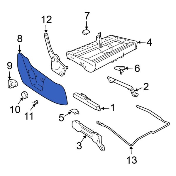 Seat Frame Trim Panel