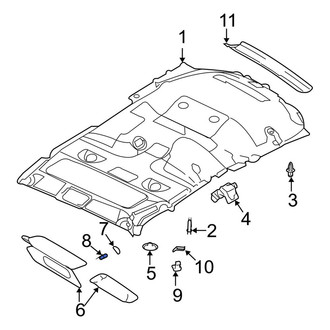 Ford OE - Sun Visor Light Bulb