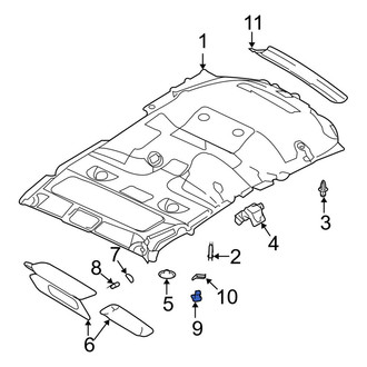 Ford OE - Coat Hook