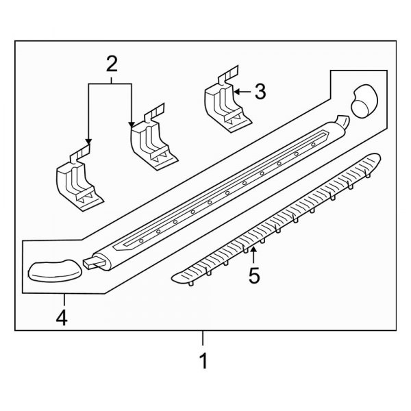 Pillars, Rocker & Floor - Running Board (Type 2)