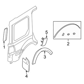 Ford OE - Quarter Panel - Exterior Trim