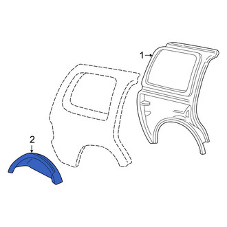 Ford OE - Rear Left Wheel Housing Side Panel