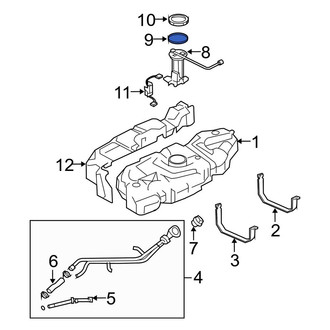 Ford OE - Fuel Pump Tank Seal