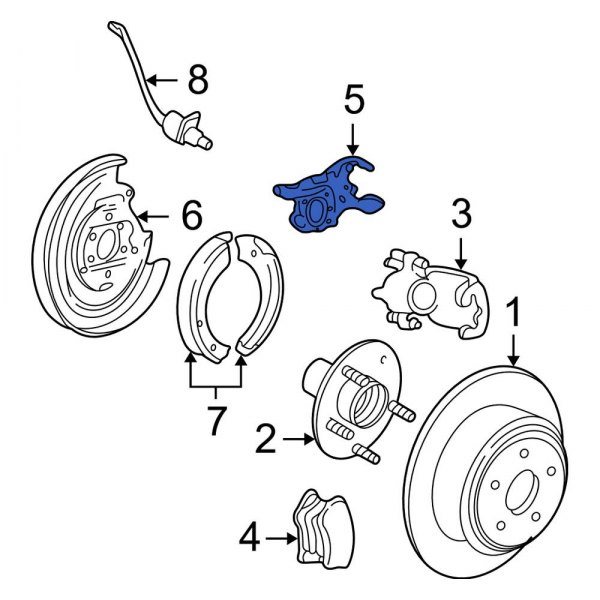 Disc Brake Caliper Bracket