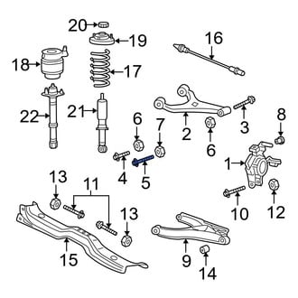Ford OE - Suspension Shock Absorber Bolt
