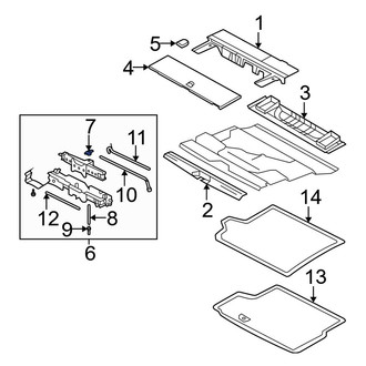 Ford OE - Floor Jack Nut