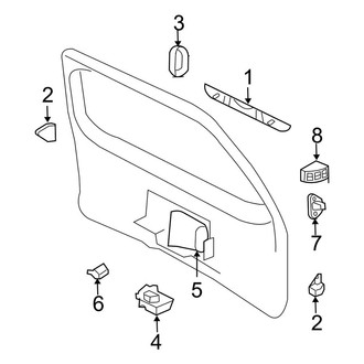 Ford OE - Lift Gate - Lock & Hardware