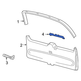 Ford OE - Liftgate Trim Cover Cap