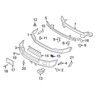 Ford OE - Upper Grille Retainer