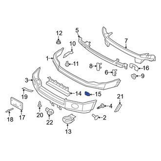Ford OE - Upper Grille Retainer