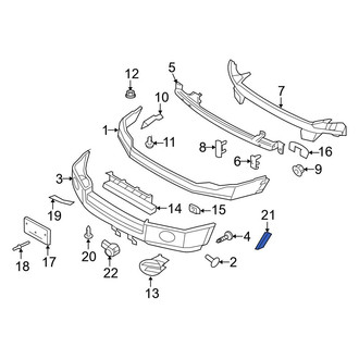 Ford OE - Front Right Bumper Trim