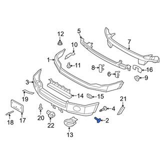 Ford OE - License Plate Bracket Rivet